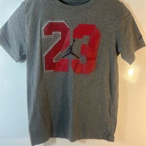 Kids Gray and Red Michael Jordan T-Shirt